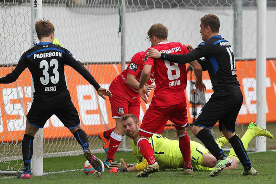 1:0 Roope Riski drückt hier den Ball zur Führung über die Torlinie.