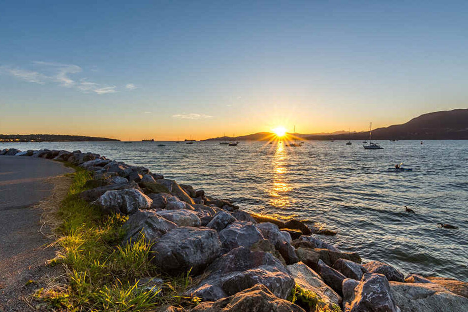 Die junge Frau joggte an einem Strand in der Nähe von Vancouver und dachte sich nichts Böses.(Symbolbild)