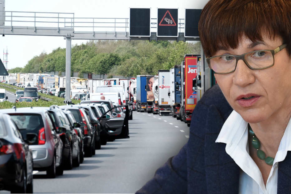 Eine Rettungsgasse kann im Notfall, Leben retten. (Bildmontage)