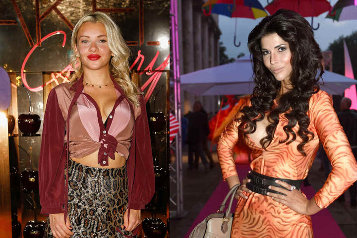 Werden sicherlich keine Freunde: Ex-Bachelor-Kandidatin Evelyn Burdecki (l.), und Nacktmodel Micaela Schäfer (r.).
