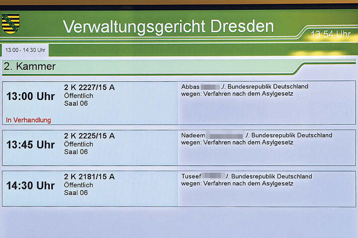 Alltag bei Gericht :Asyl-Klagen werden im 45-Minuten-Takt verhandelt.