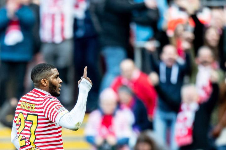 Anthony Modeste beim Spiel für den 1. FC Köln gegen Sandhausen.