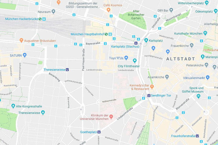 Der Überfall auf das Juweliergeschäft hat sich in der Bayerstraße in München ereignet.