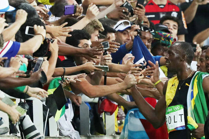 Usain Bolt lief wohl das letzte Mal bei den olympischen Spielen und holte Gold.