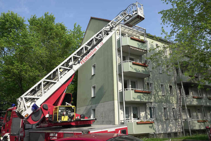Das Feuer war in einem Mehrfamilienhaus in der Keplerstraße ausgebrochen.