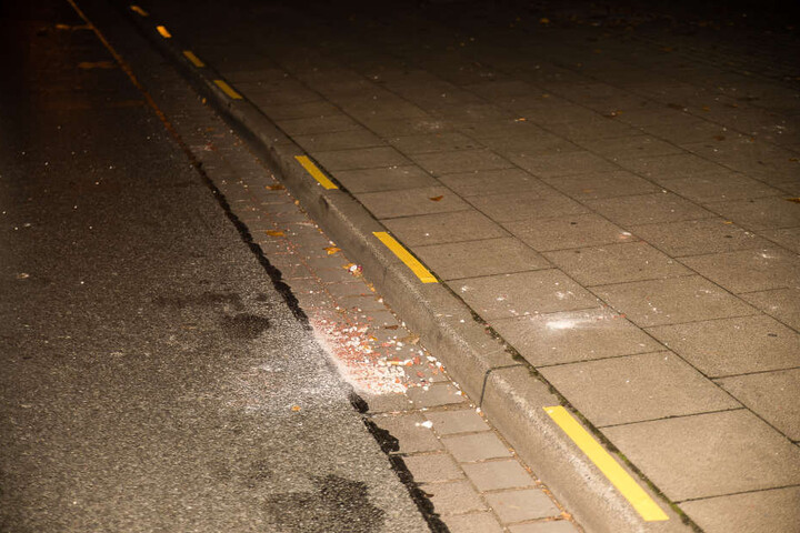 Reste des abgebröckelten Putzes sind noch zu sehen.