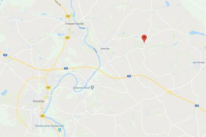 Cannewitz liegt nordöstlich von Grimma.