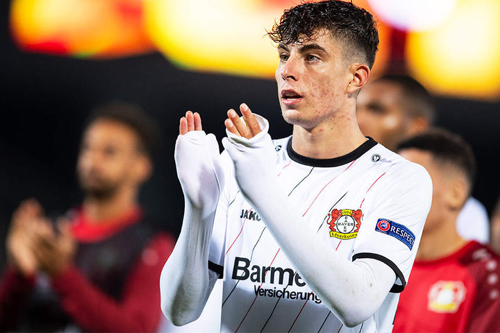 Hat in zwei Spielen bereits drei Tore erzielt und eines vorbereitet: Leverkusens Shooting-Star Kai Havertz führt mit Bayer die Tabelle der Gruppe A an.
