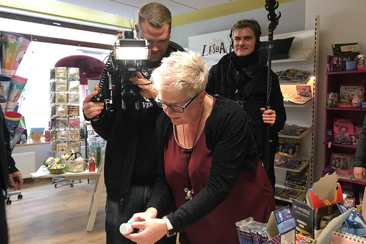 Das Filmteam von "Abenteuer Leben" war in Lommatzsch auf den Spuren von Hill unterwegs.