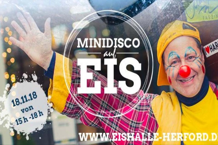 Von 15 bis 18 Uhr belustigt der Clown Ati Atze Samulski Kinder in der Eishalle Herford.