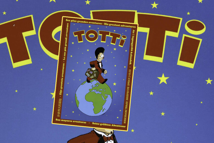 Seine Reisen und Abenteuer hat Clown Totti in einem Comic-Buch festgehalten.