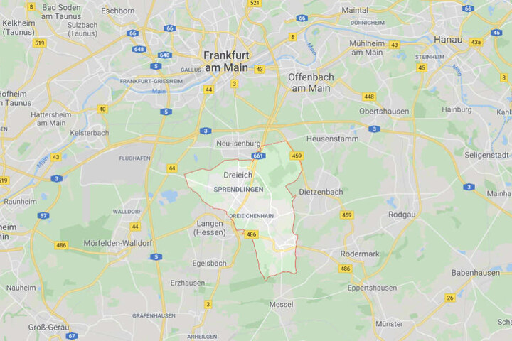 Der Vorfall ereignete sich in Dreieich.