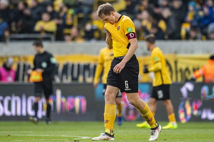 Kapitän Marco Hartmann ist Dynamos Sinnbild für die derzeitige Verletzungsanfälligkeit.