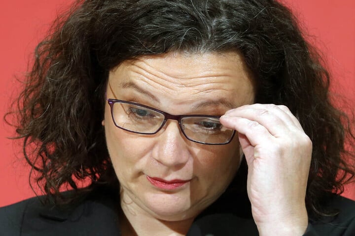Andrea Nahles gab am Sonntag ihren Rücktritt als Partei- und Fraktionschefin der SPD bekannt.