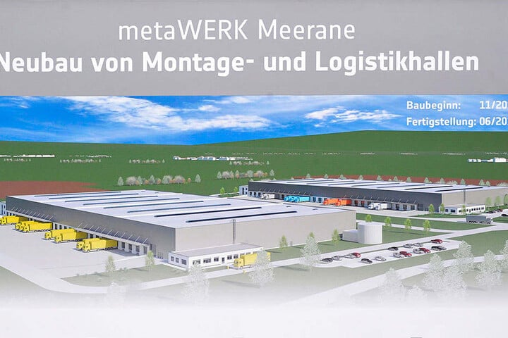 Die Meta-Werke in Meerane sind derzeit die größte Investition in der Region.