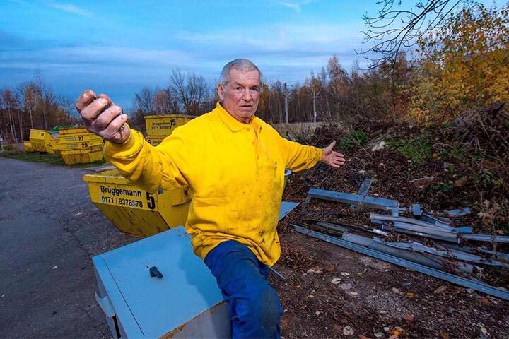 Erwischte Diebe mit seinen Überwachungskameras: Unternehmer Erland Brüggemann (69).