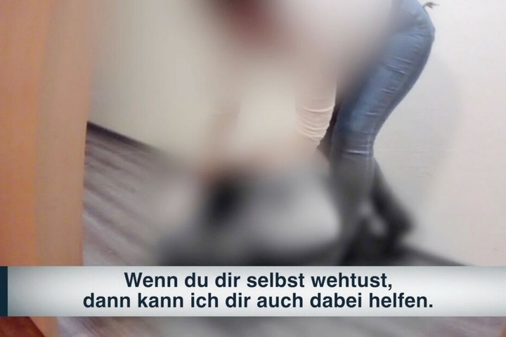 Eine Szene aus der Reportage.
