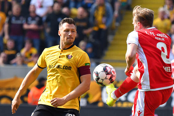 Dynamo-Kapitän Sören Gonther ordnete den Punkt gegen Union als besonders wichtig ein.