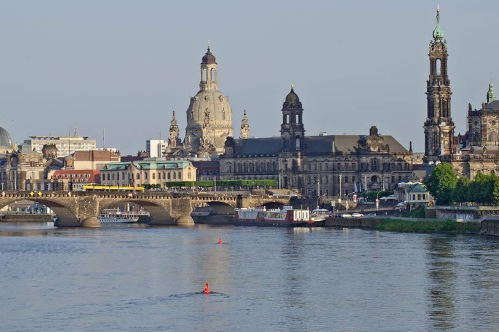 Die Dresdner Altstadt.