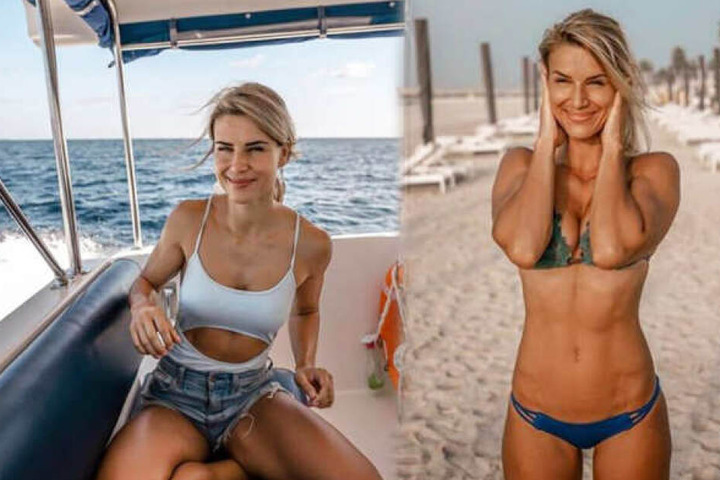 Sie zeigt sich gern: Deutschlands heißeste Polizistin Adrienne Koleszar.