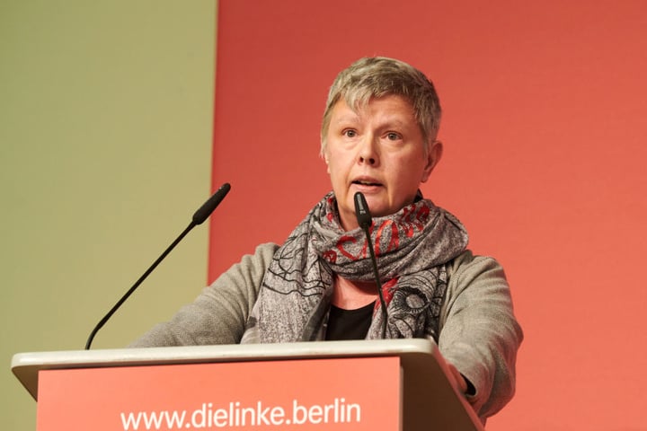 Berlin solle eine "solidarische Stadt" werden, so Linke-Landesvorsitzende Katina Schubert .