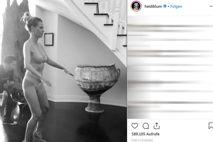 Heidi Klum (46) lässt sich offenbar scannen.