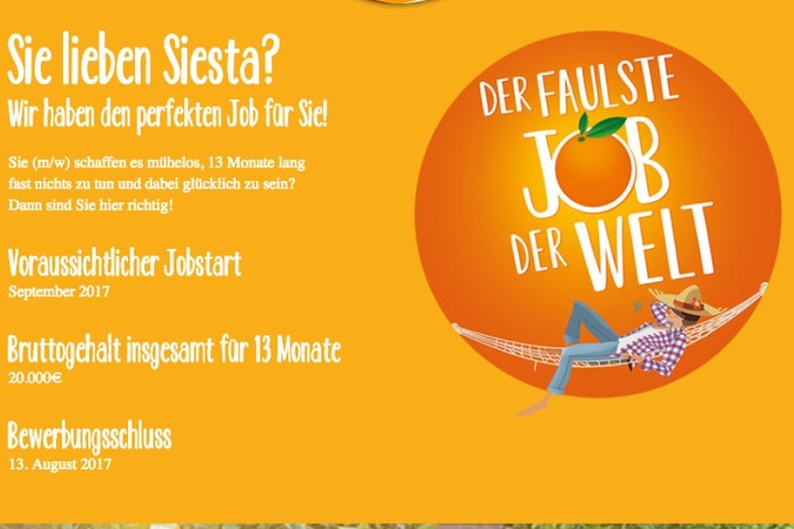 Die Ausschreibung von Valensina.