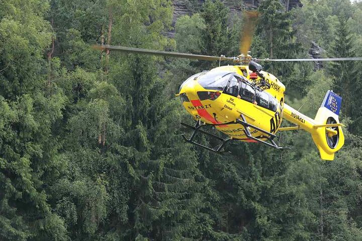 Der Verletzte wurde jedoch mit dem Helikopter transportiert (Archivbild).
