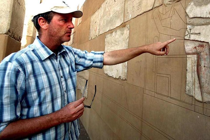 Immer wieder Ägypten: Dietrich Raue (49) forschte auch schon auf der
Nil-Insel Elephantine.
