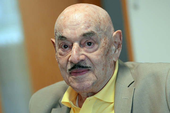 Filmproduzent Artur "Atze" Brauner. Brauner feierte am 1. August 2018 seinen 100. Geburtstag.