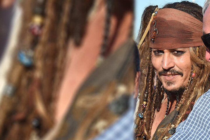 Captain Jack Sparrow - hier Jonny Depp im passenden Kostüm - hat es der Nordirin angetan.