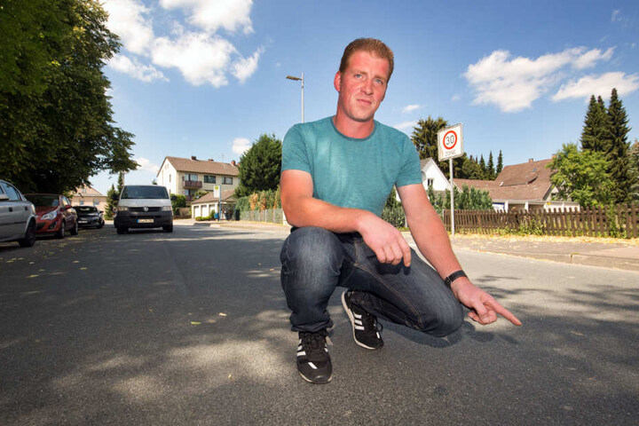 Nils Winkler war der erste Autofahrer, der an der Unfallstelle eintraf.