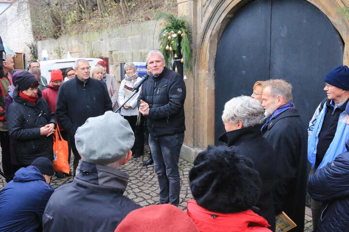 Oberbürgermeister Andreas Bausewein eröffnete die Ausstellung.
