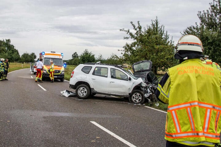 Einsatzkräfte vor Ort.
