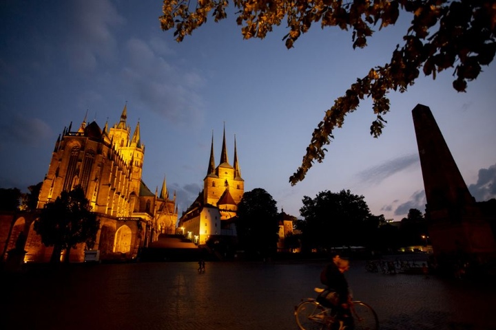 Der Erfurter Dom ist wieder Gastgeber der Festspiele.