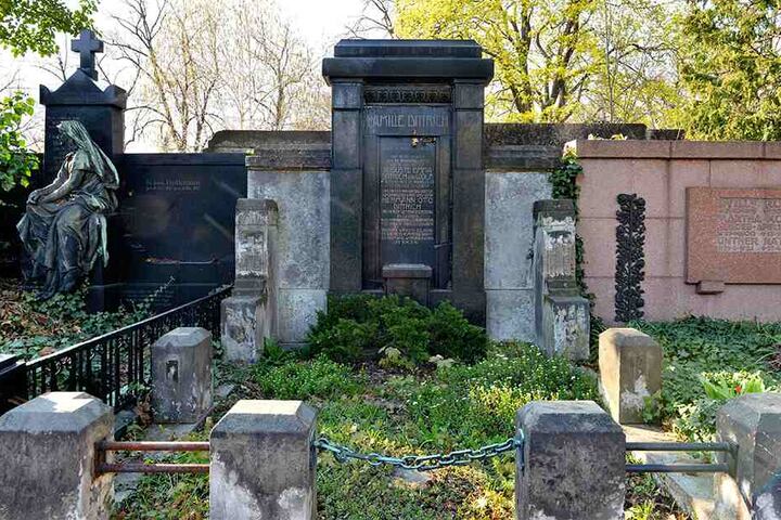 Das Grab von Otto Hermann Dittrich (1864-1929) wird gerettet.