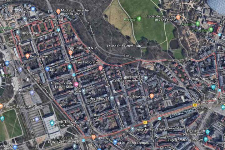Der Vorfall ereignete sich in einem Hotel im Waldstraßenviertel.