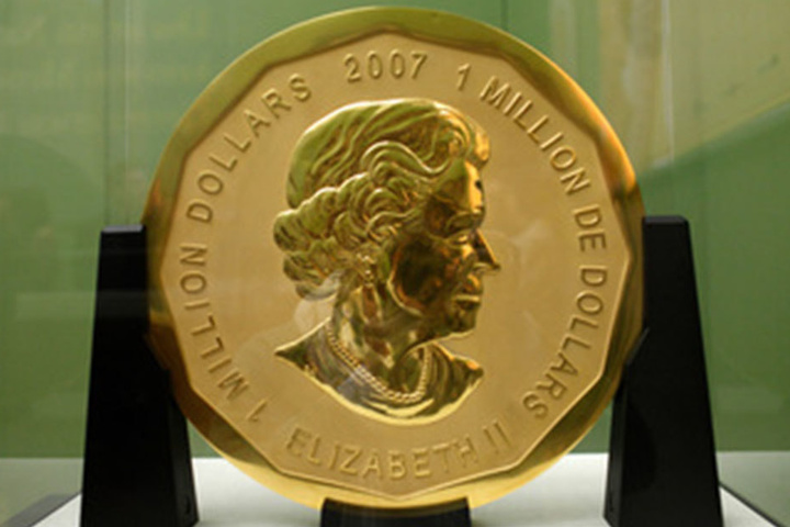 Die Münze trägt den Titel "Big Maple Leaf" und ist mehr als eine Million Euro wert.