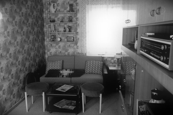 Typischer DDR-Schick der damaligen Zeit findet sich in Peter Liebs Bungalow Typ B34.