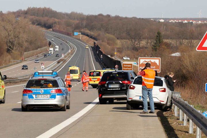 Die Autobahn musste zeitweise gesperrt werden.