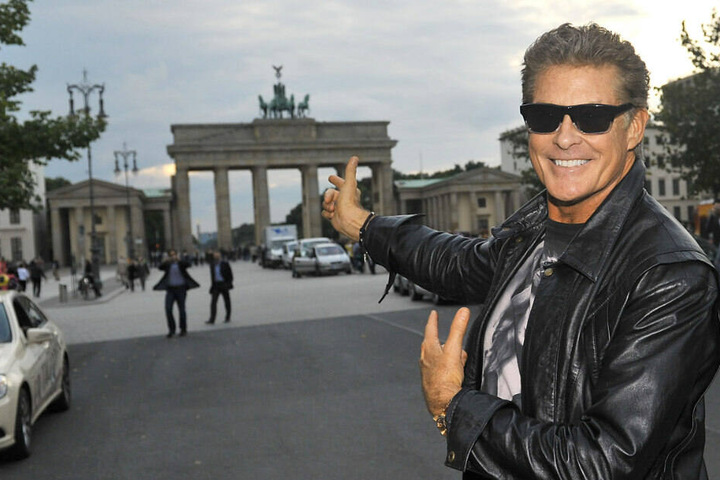 The Hoff bei einem Besuch in Berlin.