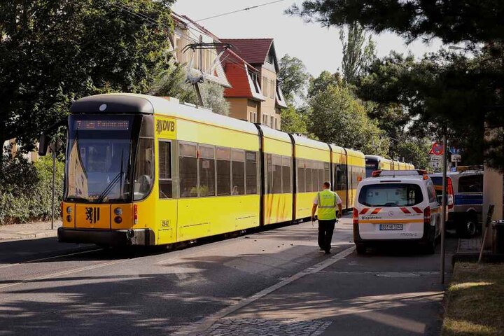 Der Bahnverkehr der Linie 7 war in Richtung Stadt kurzzeitig unterbrochen.