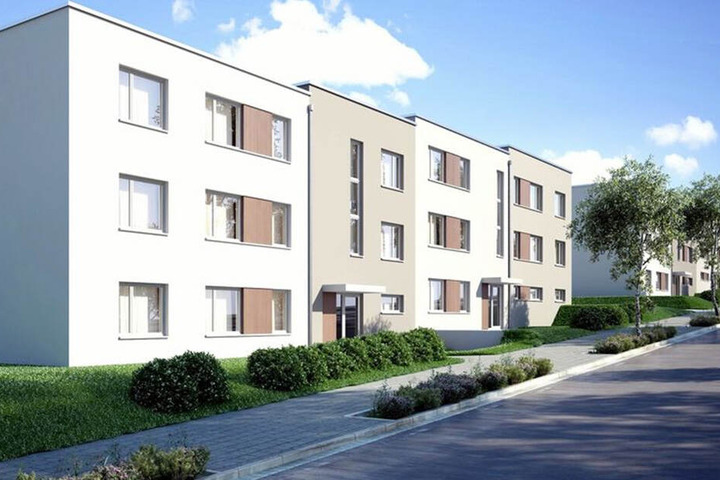 Auch am Nickerner Weg in Lockwitz rollen bereits die Bagger für diesen Neubau.