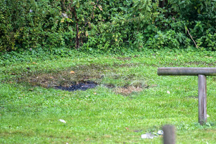 Hier fanden Ermittler die verkohlte Leiche der Sächsin (†35). Der Täter tötete die Frau vorher, zündete die Leiche erst hier an.