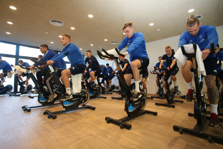 Benötigen die CFC-Kicker den Fitnessraum - Jordi macht's möglich.