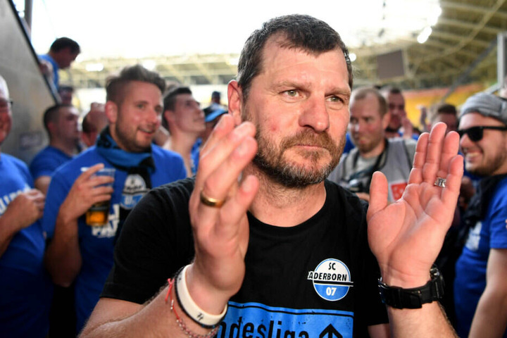 Am 16. April 2017 wurde Baumgart als neuer Trainer des SC Paderborn 07 präsentiert. (Archivbild)