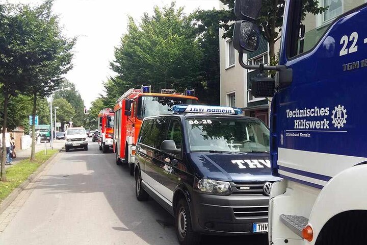Die 79-Jährige und ihr 80-jähriger Ehemann wurden vorsorglich in ein Krankenhaus gebracht.