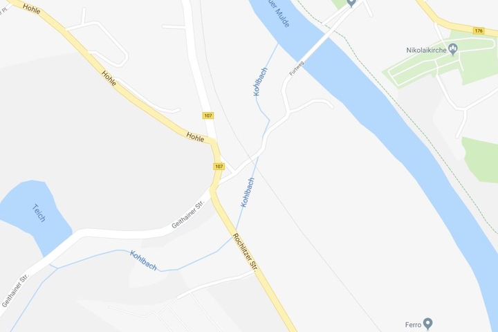 Beim Linksabbiegen von der Rochlitzer Straße in die Straße Hohle übersah der Rentner den Radler.