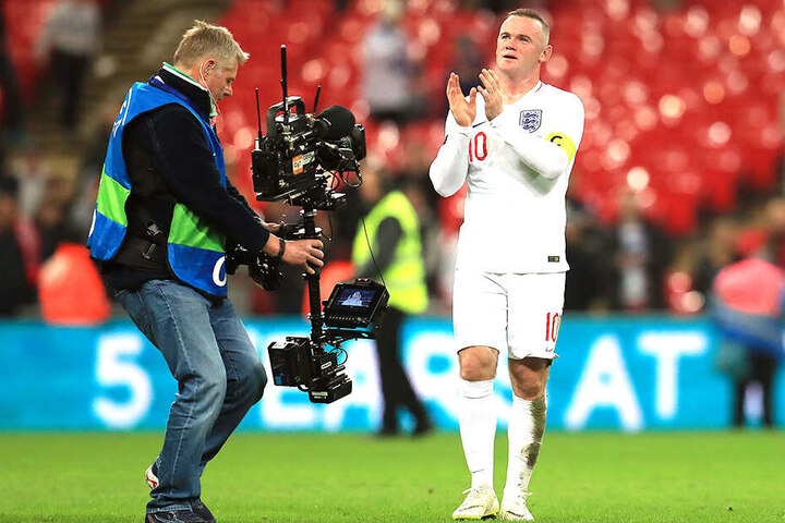 Beim 3:0 Testspielsieg der USA gegen England trug Wayne Rooney noch einmal das Trikot der "Three Lions".