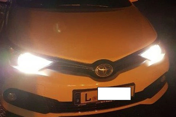 Diesen geklauten Toyota konnte die Polizei einem Dieb (21) wieder abnehmen.